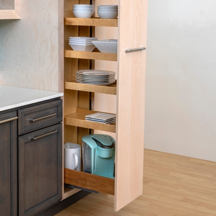 vertical kitchen storage