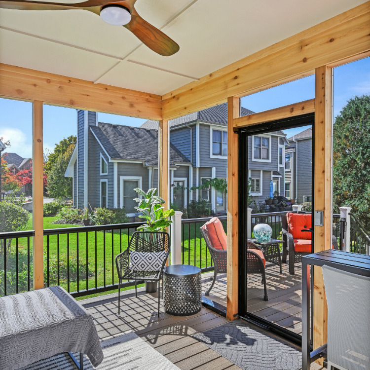 Transforming Outdoor Living: A Stunning Screened Porch Addition in Aurora