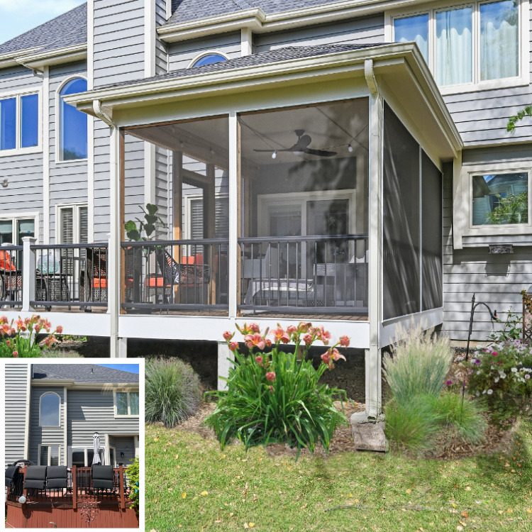 Transforming Outdoor Living: A Stunning Screened Porch Addition in Aurora