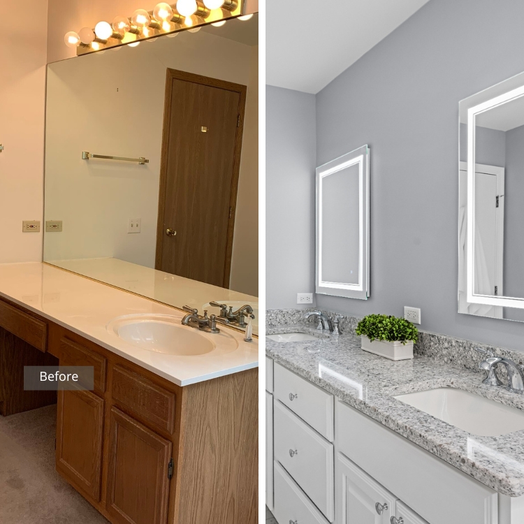 Senior-Friendly Master Bathroom Remodel in Naperville