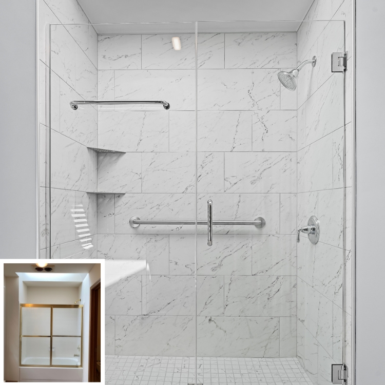 Senior-Friendly Master Bathroom Remodel in Naperville